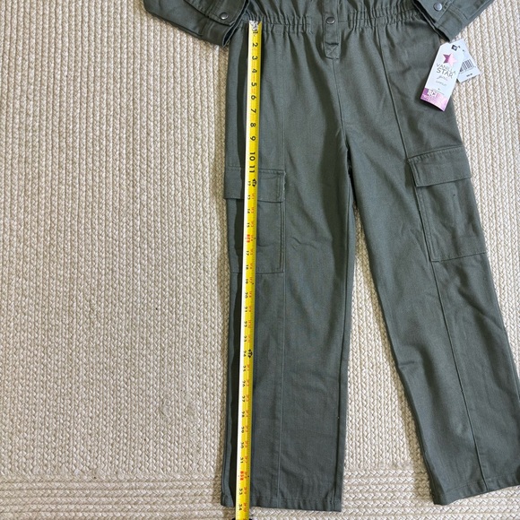 Vanilla Star Green Cargo Jumpsuit Women’s Sz L NWT - Picture 9 of 11